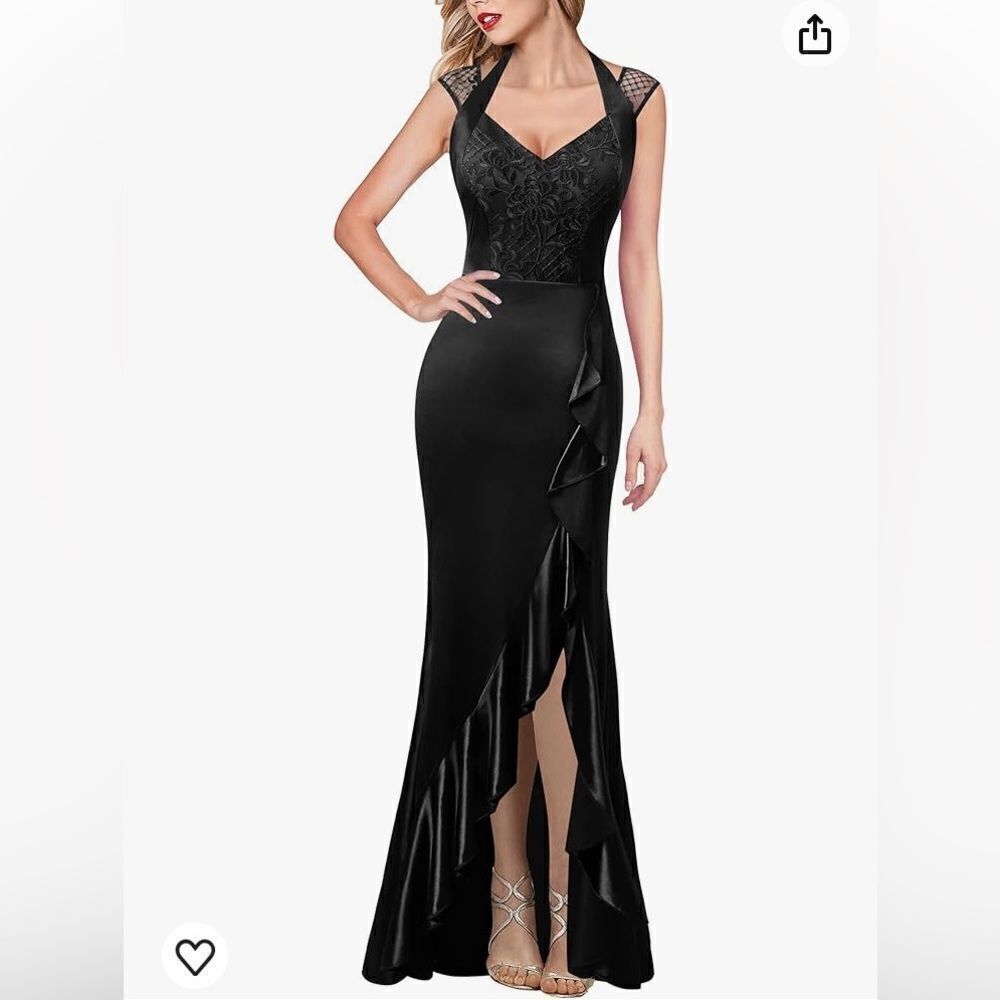 Elegant Black Maxi Dress